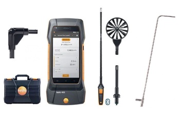 Комплект Testo-400 для вентиляции с зондом-крыльчаткой 16 мм - TechSolut — Измерительное и паяльное оборудование оптом | Доставка по России