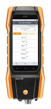 Анализатор дымовых газов Testo-300 LL (8000 ppm, NO, СО с H₂-компенсацией) - TechSolut — Измерительное и паяльное оборудование оптом | Доставка по России