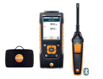 Testo-440 комплект влажности с Bluetooth® (0563 4404) - TechSolut — Измерительное и паяльное оборудование оптом | Доставка по России