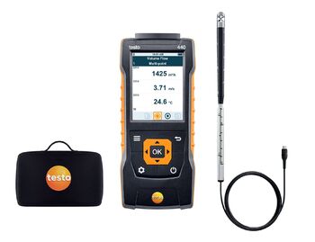 Testo-440 комплект с крыльчаткой 16 мм (0563 4401) - TechSolut — Измерительное и паяльное оборудование оптом | Доставка по России