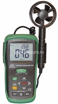 Анемометр DT-618 - TechSolut — Измерительное и паяльное оборудование оптом | Доставка по России