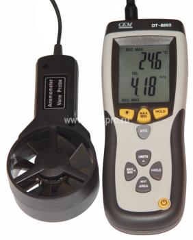 Анемометр DT-8893 - Измерительные приборы, приборы контроля