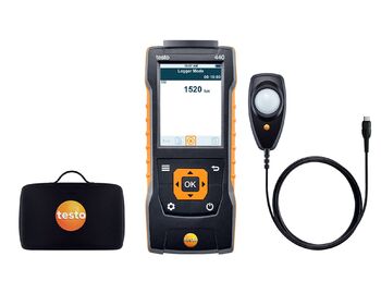 Testo-440 комплект с люксметром (0563 4402) - TechSolut — Измерительное и паяльное оборудование оптом | Доставка по России