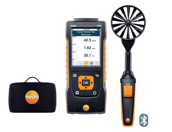 Testo-440 комплект с крыльчаткой 100 мм с Bluetooth® (0563 4403) - TechSolut — Измерительное и паяльное оборудование оптом | Доставка по России