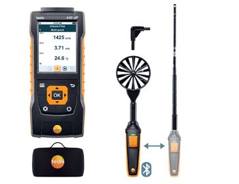 Testo-440 delta P Комплект для вентиляции 1 с Bluetooth® (0563 4409) - TechSolut — Измерительное и паяльное оборудование оптом | Доставка по России